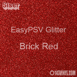 Siser EasyPSV Glitter - Brick Red (05) - 12" x 24" Sheet