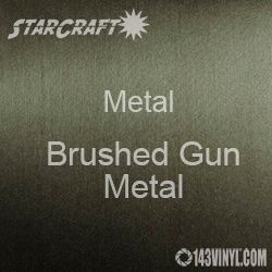 12" x 12" Sheet - StarCraft Metal- Brushed Gun Metal 