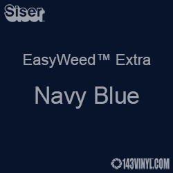 12" x 15" Sheet Siser EasyWeed Extra HTV - Navy Blue