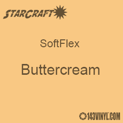 12" x 5 Yard Roll - StarCraft SoftFlex HTV - Buttercream