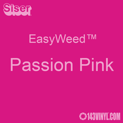 EasyWeed HTV: 12" x 12" - Passion Pink