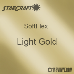 12" x 24" Sheet -StarCraft SoftFlex HTV - Light Gold