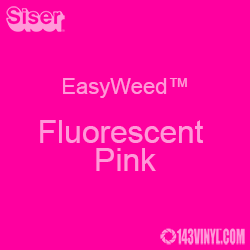 EasyWeed HTV: 12" x 5 Foot - Fluorescent Pink