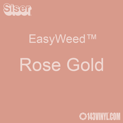 EasyWeed HTV: 12" x 12" - Rose Gold EasyWeed HTV: 12" x 12" - Rose Gold