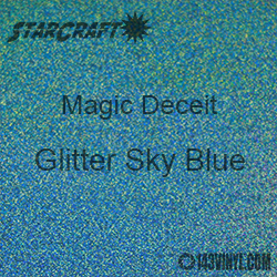 12" x 12" Sheet - StarCraft Magic - Deceit Glitter Sky Blue