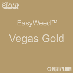 EasyWeed HTV: 12" x 5 Foot - Vegas Gold