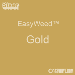 EasyWeed HTV: 12" x 12" - Gold