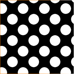 Printed pattern permanent vinyl Black White Polka Dots Print 12