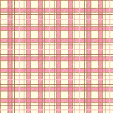 Printed Pattern Vinyl - Glossy - Pink and Brown Plaid 12" x 24" Sheet