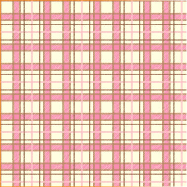 Printed Pattern Vinyl - Glossy - Pink and Brown Plaid 12" x 24" Sheet