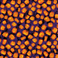 Printed HTV Jack O'Lantern Party 12" x 15" Sheet