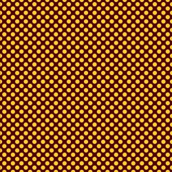 Printed Pattern Vinyl - Glossy - Maroon and Old Gold Polka Dots 12" x 24" Sheet