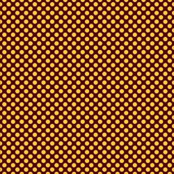 Printed Pattern Vinyl - Glossy - Maroon and Old Gold Polka Dots 12" x 12" Sheet