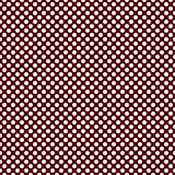 Printed Pattern Vinyl - Glossy - Maroon and White Polka Dots 12" x 12" Sheet