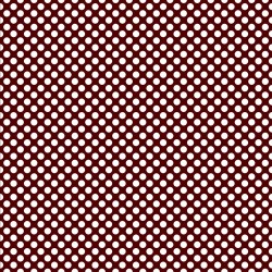 Printed Pattern Vinyl - Glossy - Maroon and White Polka Dots 12" x 24" Sheet