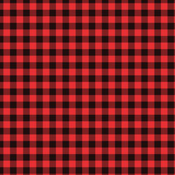 Printed Pattern Vinyl - Glossy - Small Red Buffalo Plaid 12" x 12" Sheet