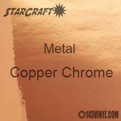 12" x 12" Sheet - StarCraft Metal - Copper Chrome