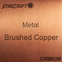 12" x 12" Sheet - StarCraft Metal - Brushed Copper