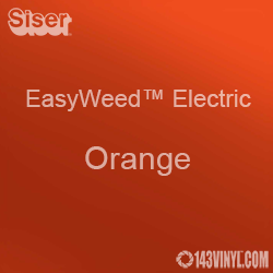 12" x 15" Sheet Siser EasyWeed Electric HTV - Orange