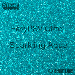 Siser EasyPSV Glitter - Sparkling Aqua (27) - 12" x 12" Sheet