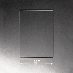 Acrylic Blank - Rectangle 8" x 10"