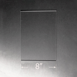 Acrylic Blank - Rectangle 8" x 10"
