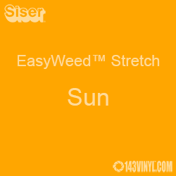 12" x 5 Yard Roll Siser EasyWeed Stretch HTV - Sun