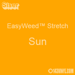 12" x 5 Yard Roll Siser EasyWeed Stretch HTV - Sun 12" x 5 Yard Roll Siser EasyWeed Stretch HTV - Sun