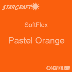 12" x 12" Sheet - StarCraft SoftFlex HTV - Pastel Orange