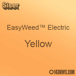 12" x 15" Sheet Siser EasyWeed Electric HTV - Yellow