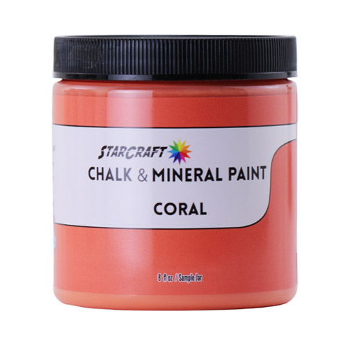 StarCraft Chalk & Mineral Paint-Sample, 8oz-Coral