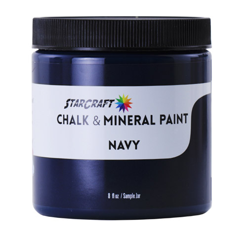StarCraft Chalk & Mineral Paint-Sample, 8oz-Navy