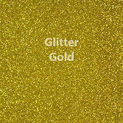 Glitter HTV: 12" x 5 Yard Roll - Gold Glitter HTV: 12" x 5 Yard Roll - Gold