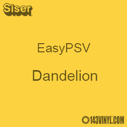 Siser EasyPSV - Dandelion (06) - 12" x 24" Sheet