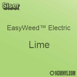 12" x 15" Sheet Siser EasyWeed Electric HTV - Lime