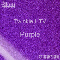 12" x 20" Sheet Siser Twinkle HTV - Purple