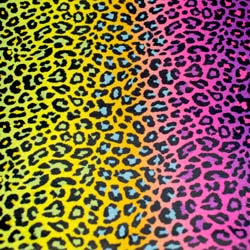 DIY ALEX Glitter Printed Pattern Vinyl - 90's Leopard - 12" x 12"