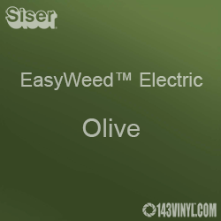 12" x 15" Sheet Siser EasyWeed Electric HTV - Olive