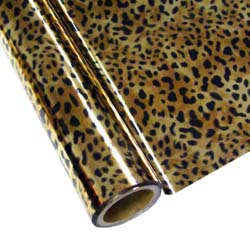 25 Foot Roll of 12" StarCraft Electra Foil - Leopard