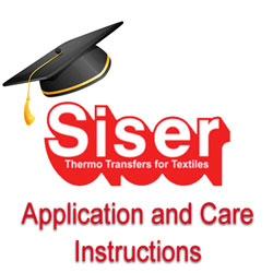 Application and Care Instructions for Siser HTV