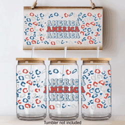 Press Ready UV DTF Decal - 16oz Wrap - America Leopard Print