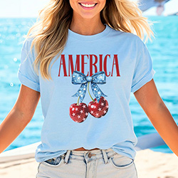 Press Ready Transfer - America Cherries