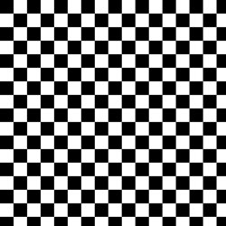 Printed Pattern Vinyl - Glossy - Checkered Flag 12" x 12" Sheet