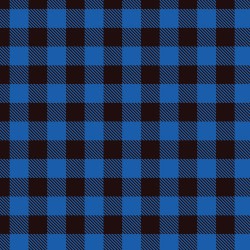 Printed Pattern Vinyl - Glossy - Blue Buffalo Plaid 12" x 24" Sheet
