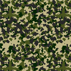 Printed Pattern Vinyl - Glossy - Green Woodland Camo 12" x 12" Sheet