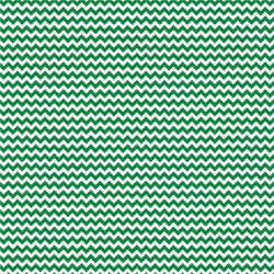 Printed Pattern Vinyl - Glossy - Green and White Chevron 12" x 12" Sheet