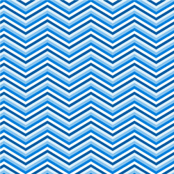 Printed Pattern Vinyl - Glossy - Blues Chevron 12" x 12" Sheet