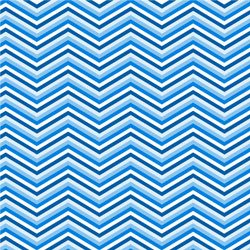 Printed Pattern Vinyl - Glossy - Blues Chevron 12" x 12" Sheet