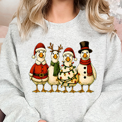 Press Ready Transfer - Christmas Geese - Adult
