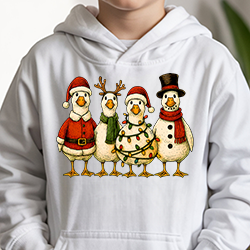 Press Ready Transfer - Christmas Geese - Youth